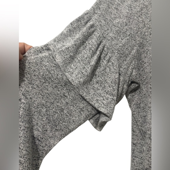 Super Soft Gray Cowl Neck Sweater - Picture 3 of 4